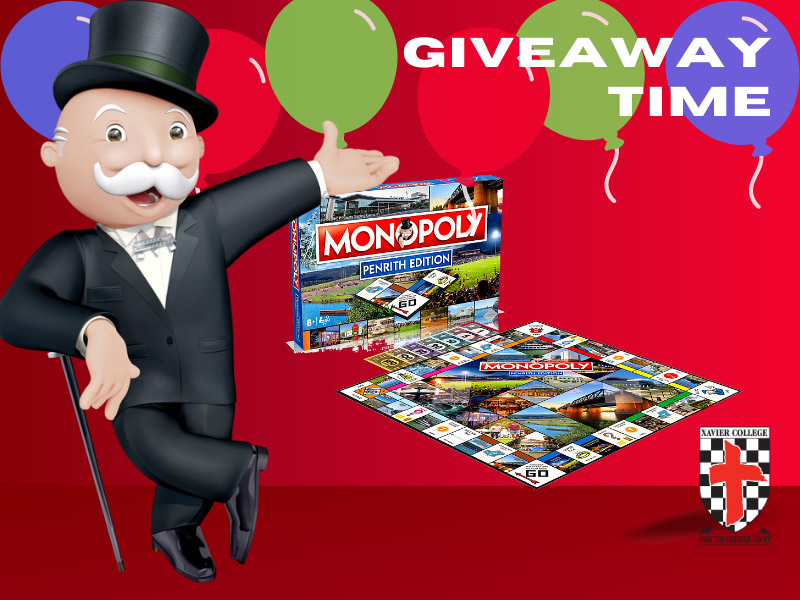 Xavier College Llandilo - Penrith Monopoly Giveaway