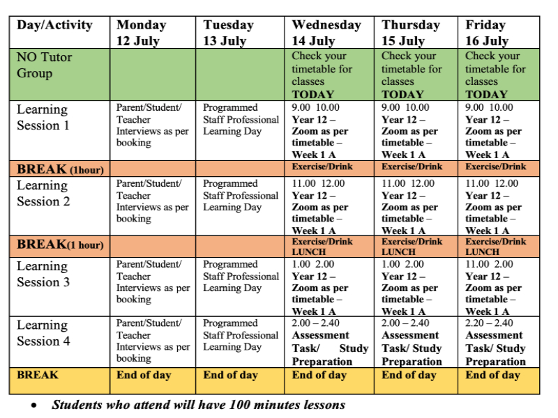 year-12-timetable