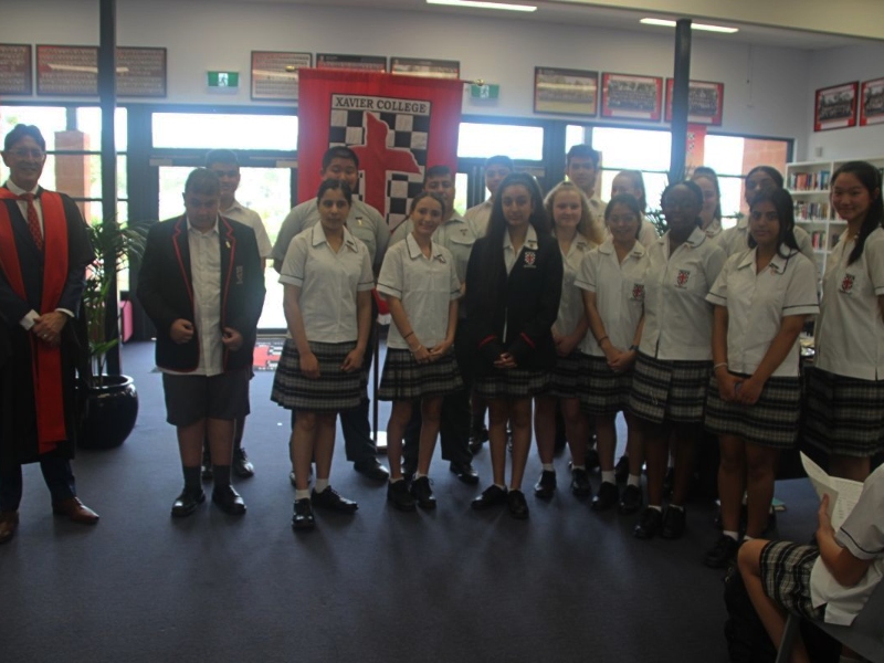 Student Representative Council induction Ceremony at Xavier Catholic College Llandilo
