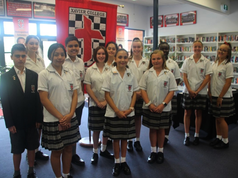 Student Representative Council induction Ceremony at Xavier Catholic College Llandilo